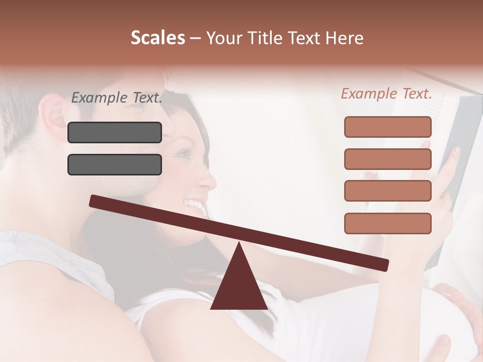 Family Emotion Sofa PowerPoint Template