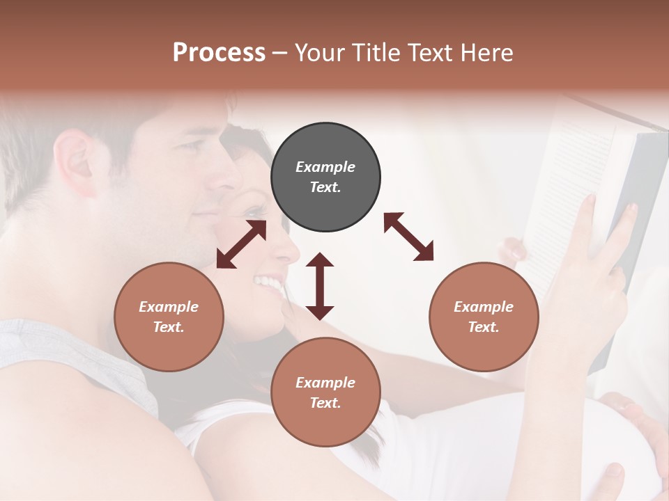 Family Emotion Sofa PowerPoint Template