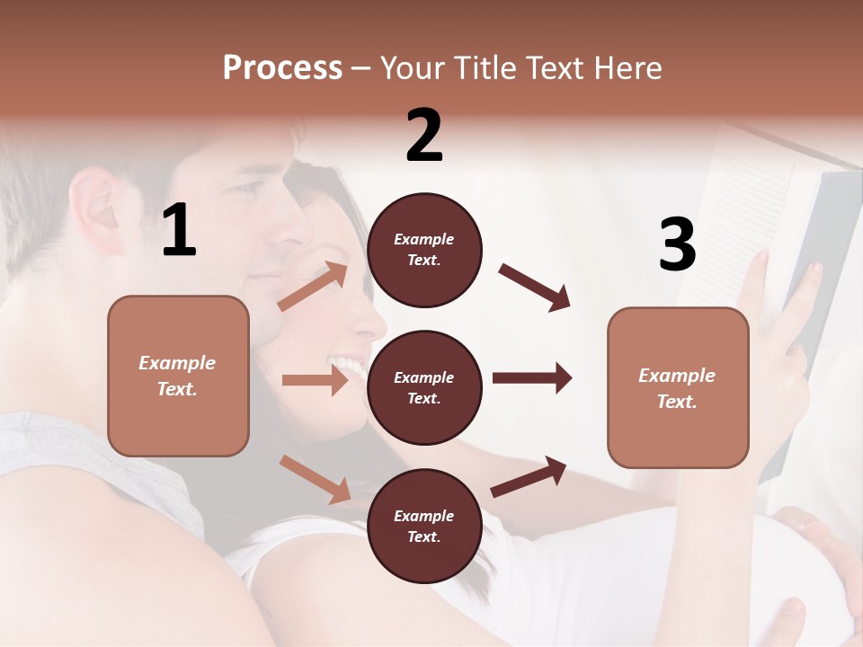 Family Emotion Sofa PowerPoint Template