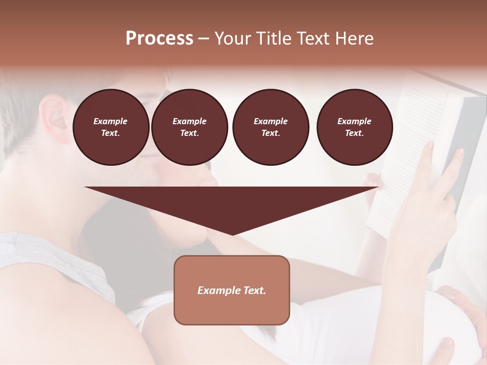 Family Emotion Sofa PowerPoint Template