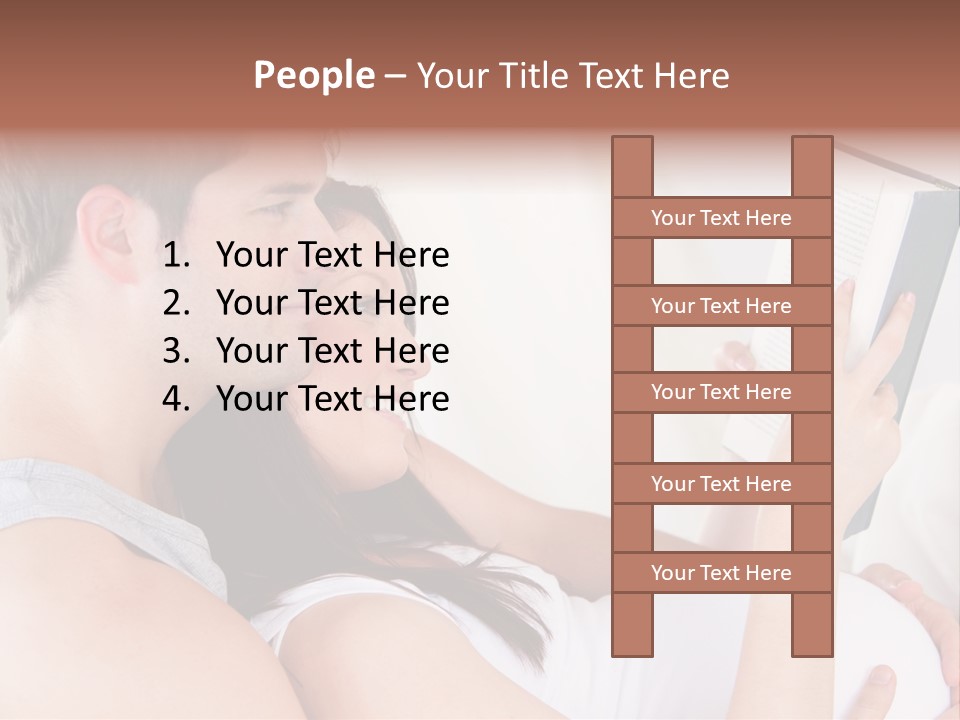 Family Emotion Sofa PowerPoint Template