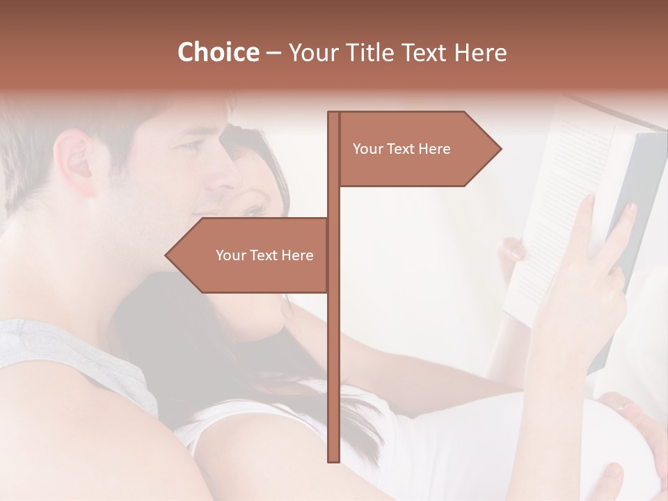 Family Emotion Sofa PowerPoint Template