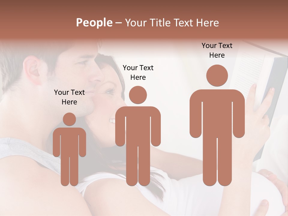 Family Emotion Sofa PowerPoint Template