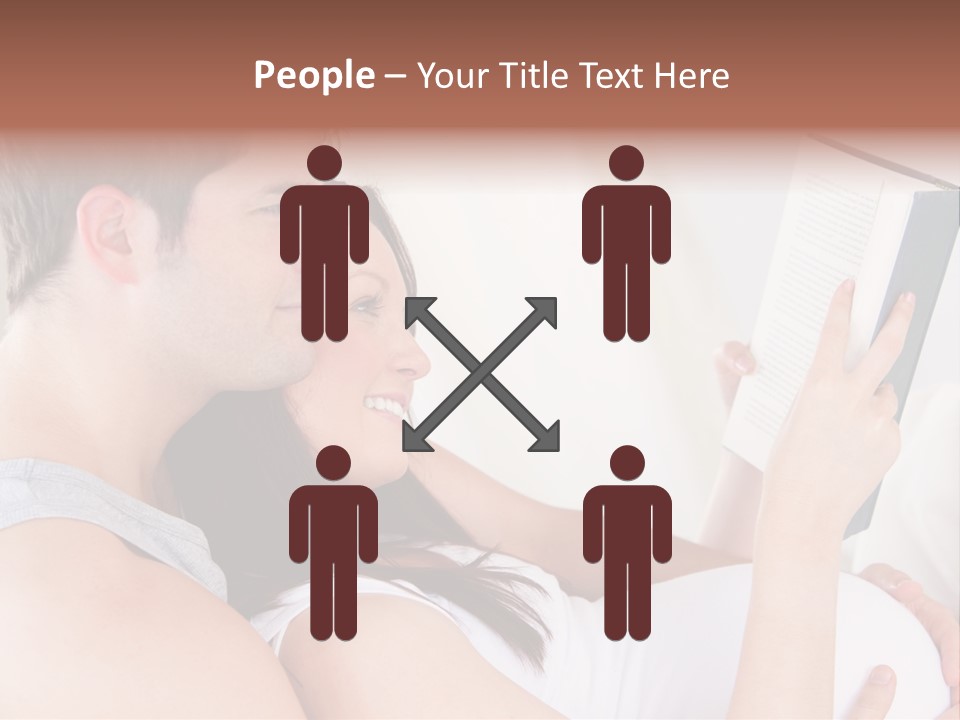 Family Emotion Sofa PowerPoint Template