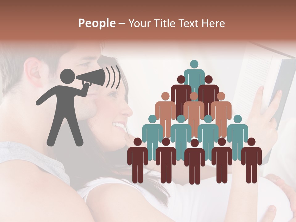 Family Emotion Sofa PowerPoint Template
