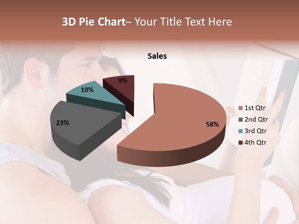 Family Emotion Sofa PowerPoint Template