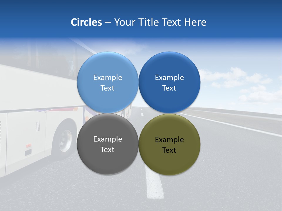 Drive Highway People PowerPoint Template