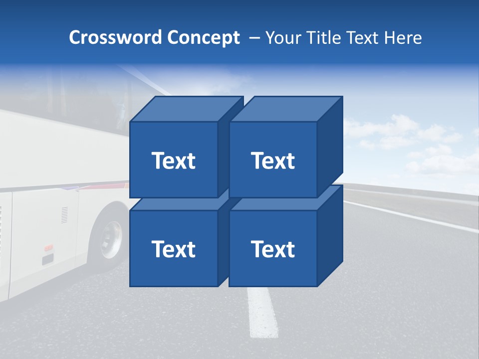 Drive Highway People PowerPoint Template