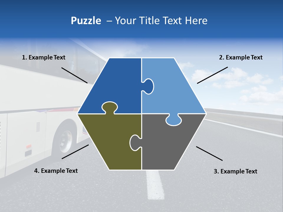 Drive Highway People PowerPoint Template