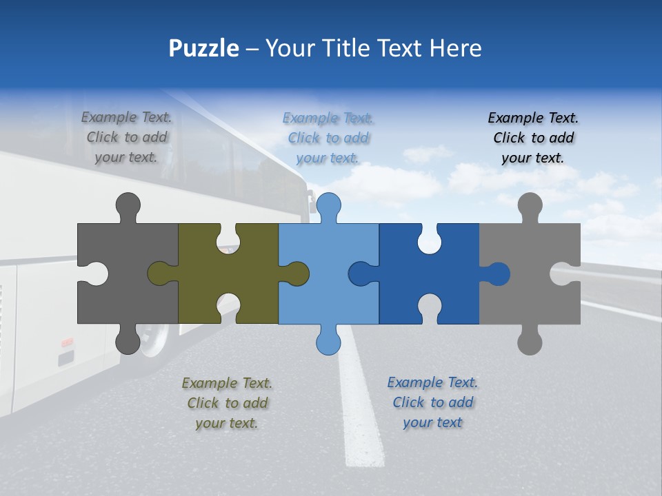 Drive Highway People PowerPoint Template