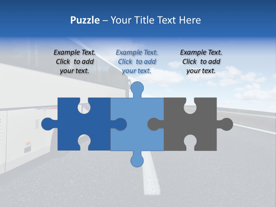 Drive Highway People PowerPoint Template