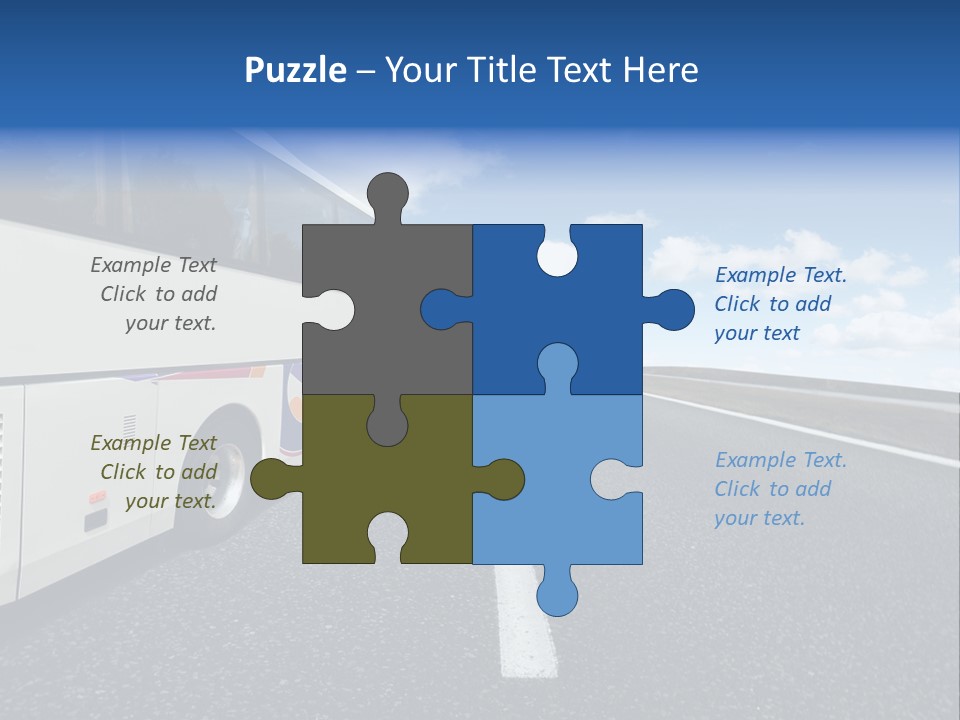 Drive Highway People PowerPoint Template