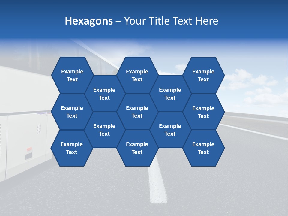 Drive Highway People PowerPoint Template