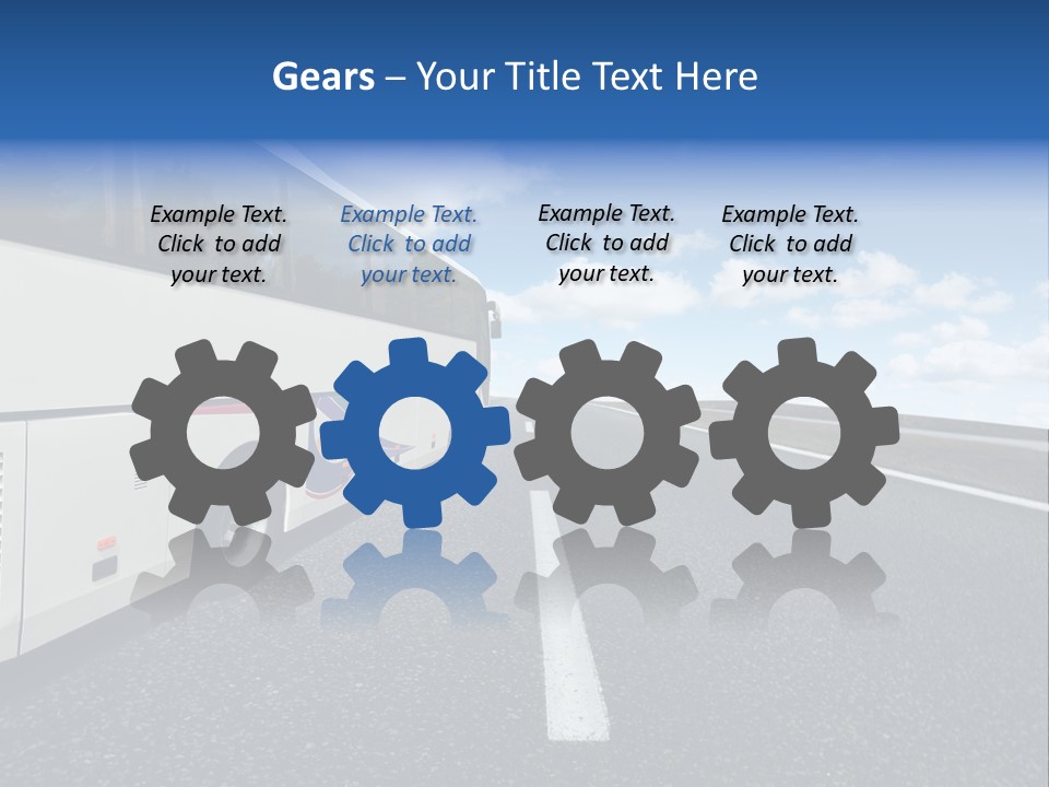 Drive Highway People PowerPoint Template