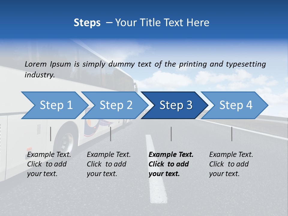 Drive Highway People PowerPoint Template