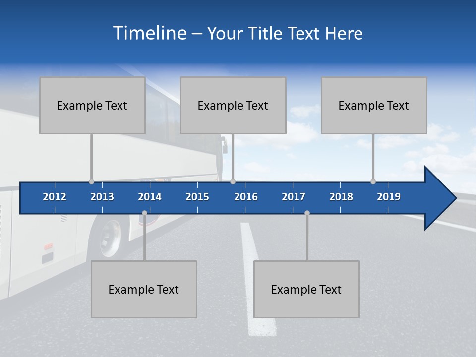 Drive Highway People PowerPoint Template