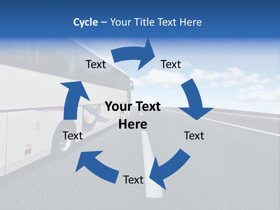 Drive Highway People PowerPoint Template