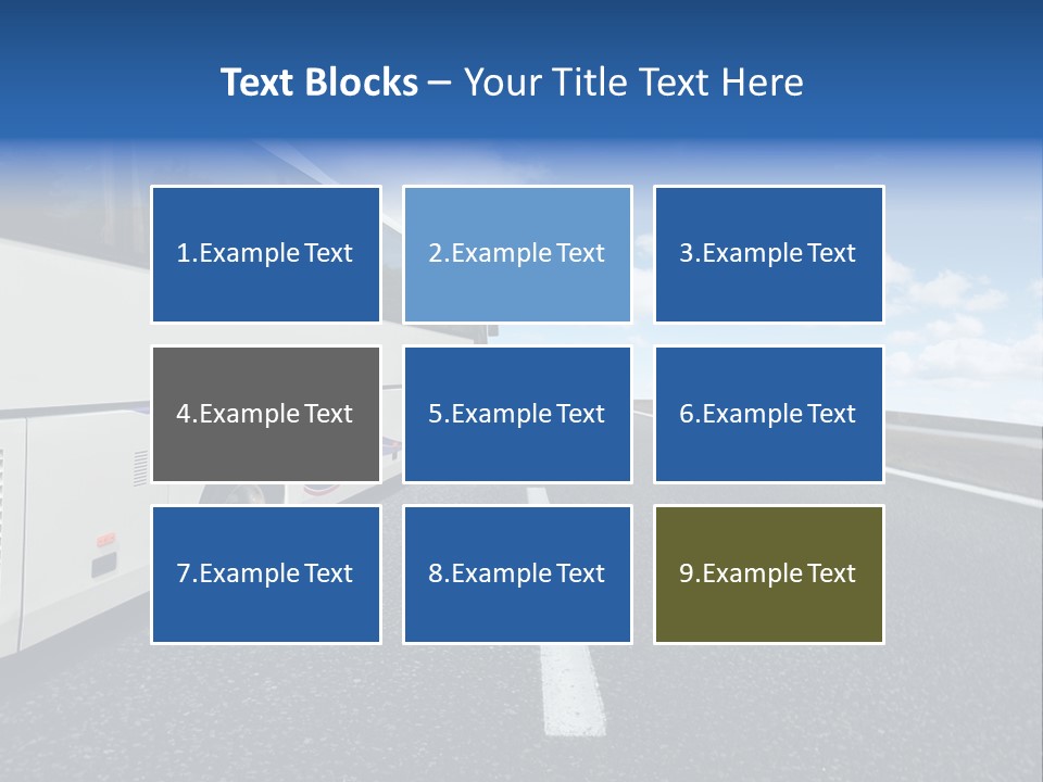 Drive Highway People PowerPoint Template