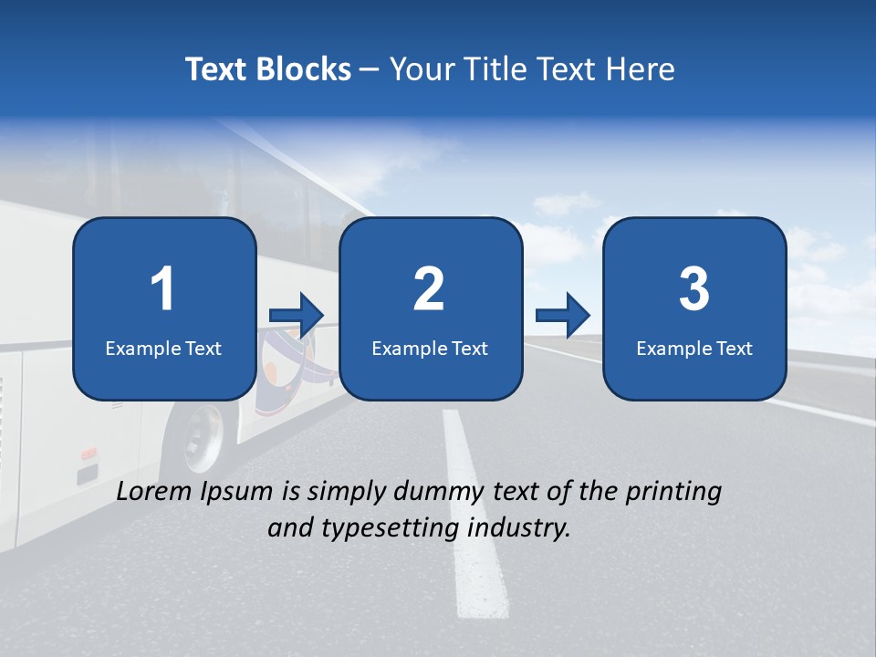 Drive Highway People PowerPoint Template