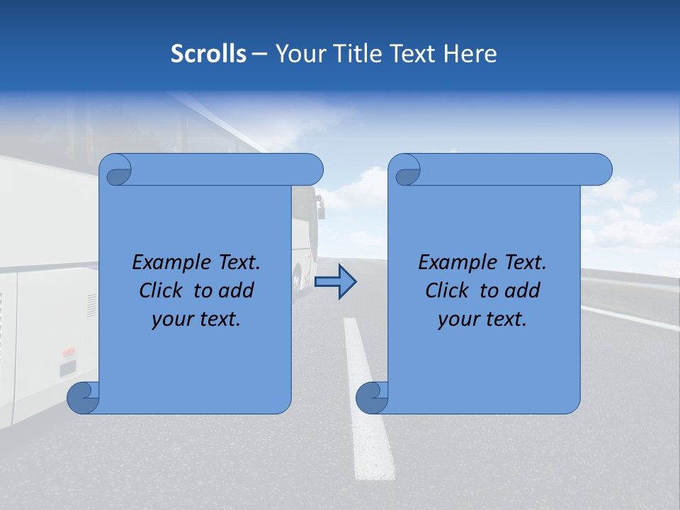 Drive Highway People PowerPoint Template