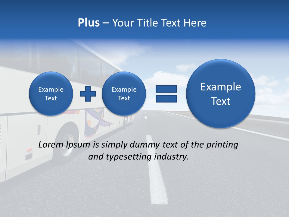 Drive Highway People PowerPoint Template