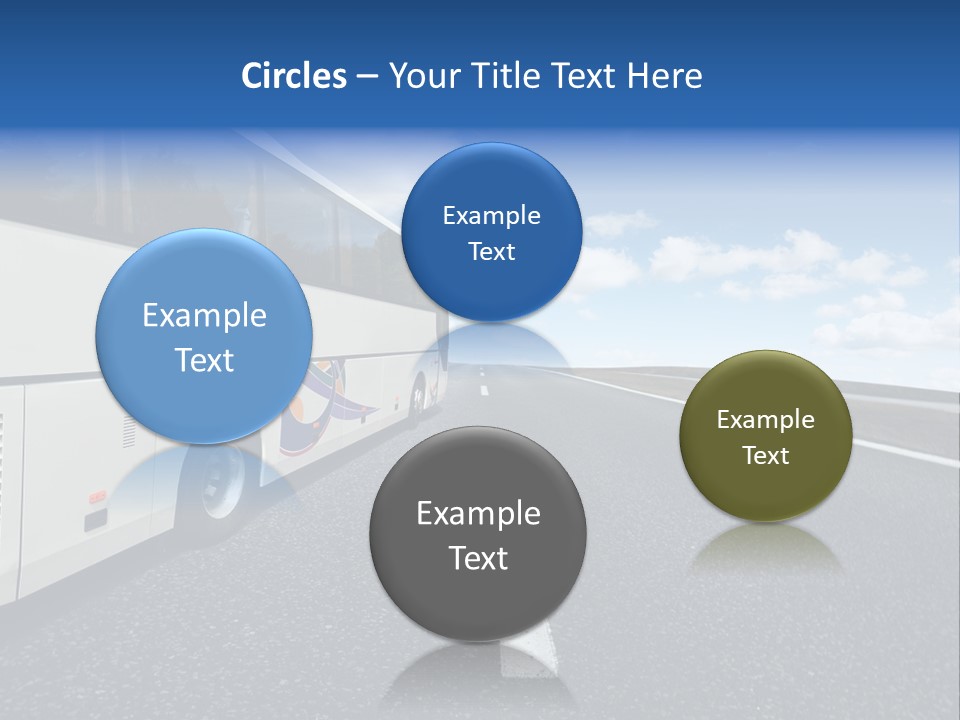 Drive Highway People PowerPoint Template