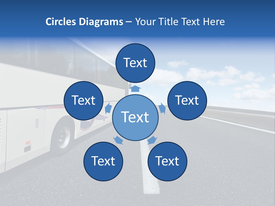 Drive Highway People PowerPoint Template