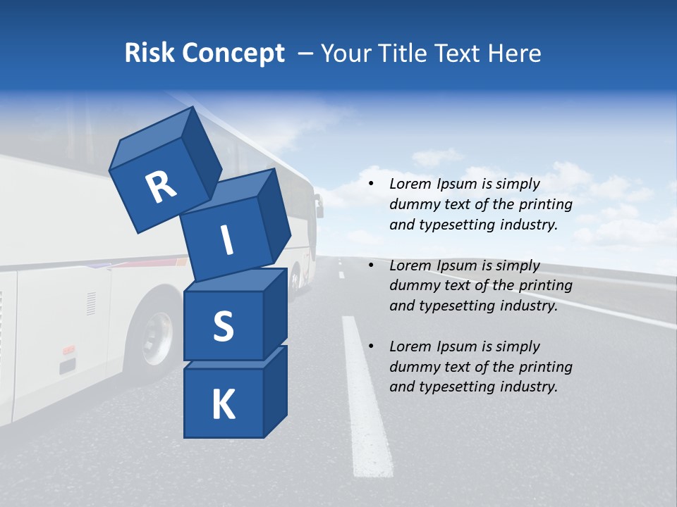 Drive Highway People PowerPoint Template