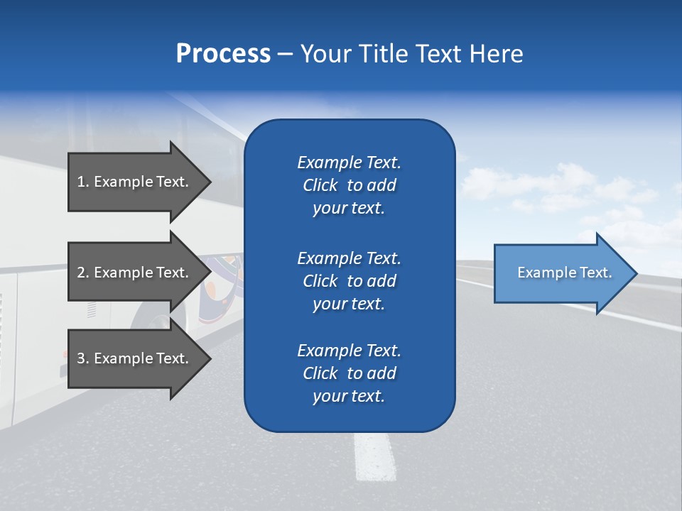 Drive Highway People PowerPoint Template