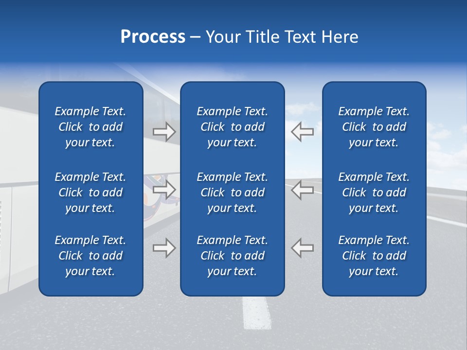 Drive Highway People PowerPoint Template