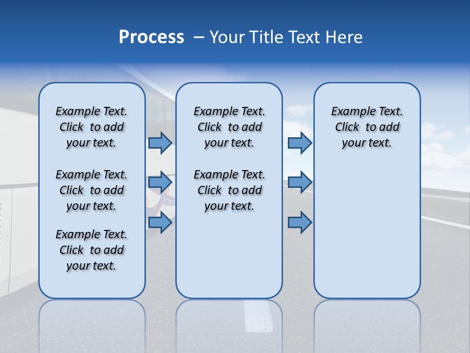 Drive Highway People PowerPoint Template
