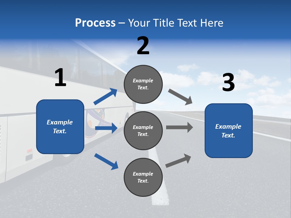 Drive Highway People PowerPoint Template