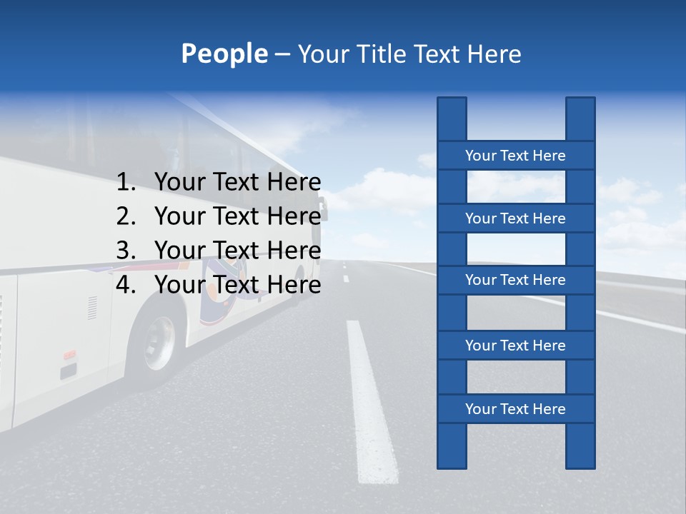 Drive Highway People PowerPoint Template