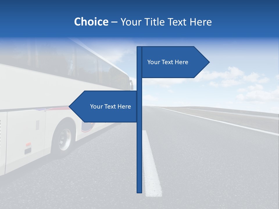 Drive Highway People PowerPoint Template