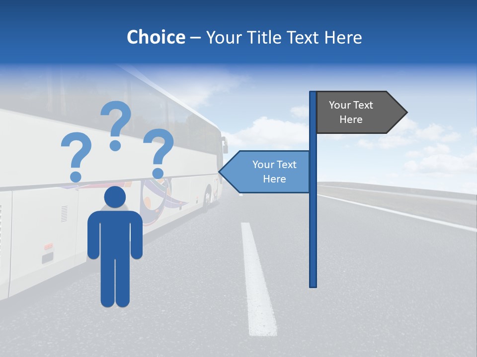 Drive Highway People PowerPoint Template