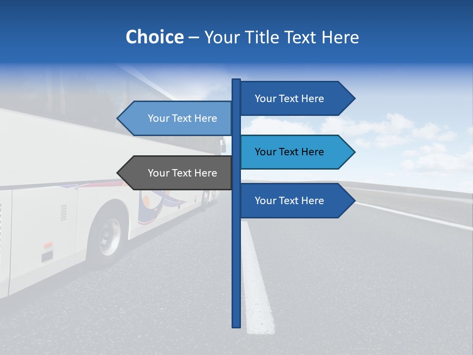 Drive Highway People PowerPoint Template
