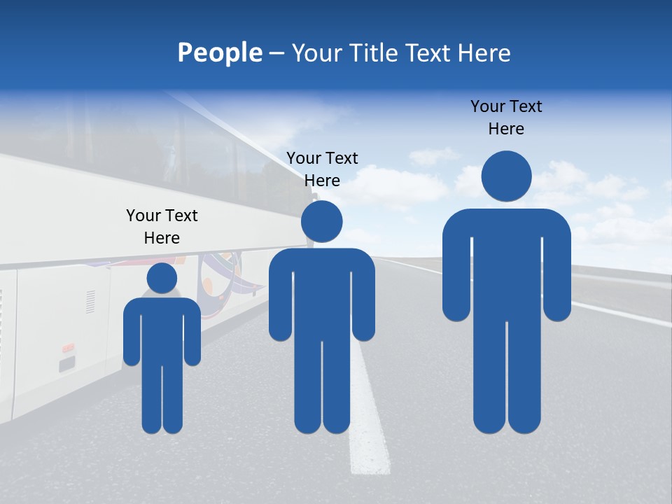 Drive Highway People PowerPoint Template