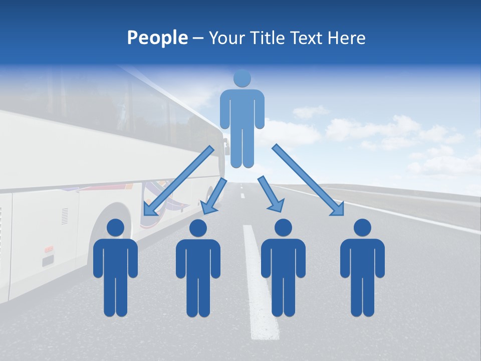 Drive Highway People PowerPoint Template