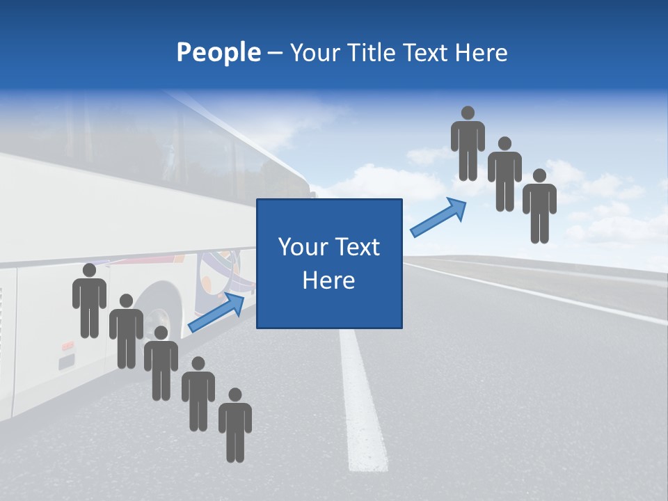 Drive Highway People PowerPoint Template