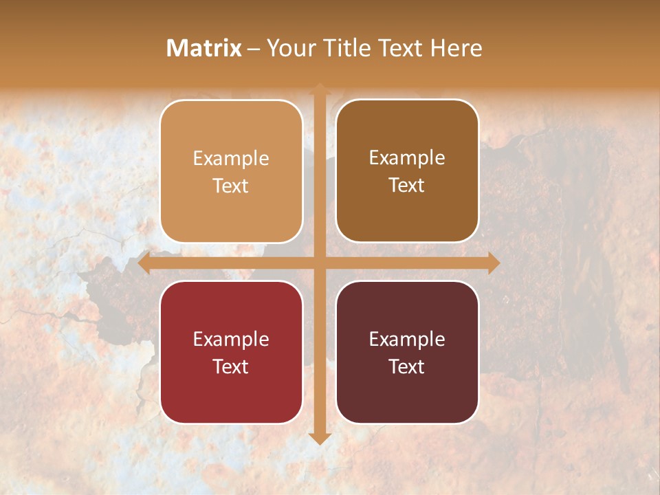 Material Rust Aged PowerPoint Template