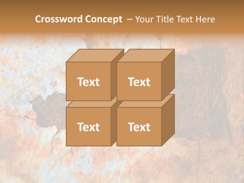 Material Rust Aged PowerPoint Template