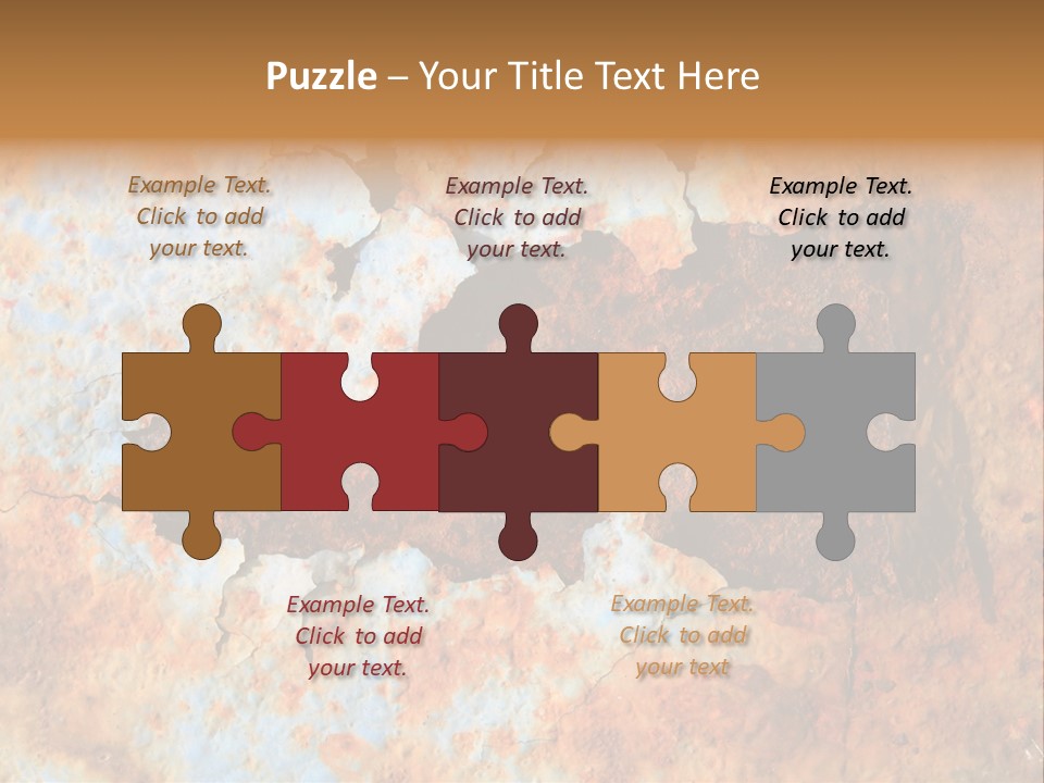 Material Rust Aged PowerPoint Template