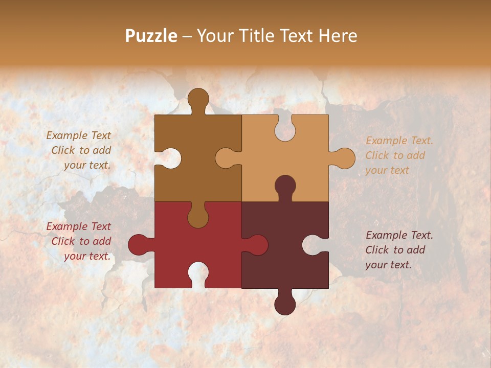 Material Rust Aged PowerPoint Template