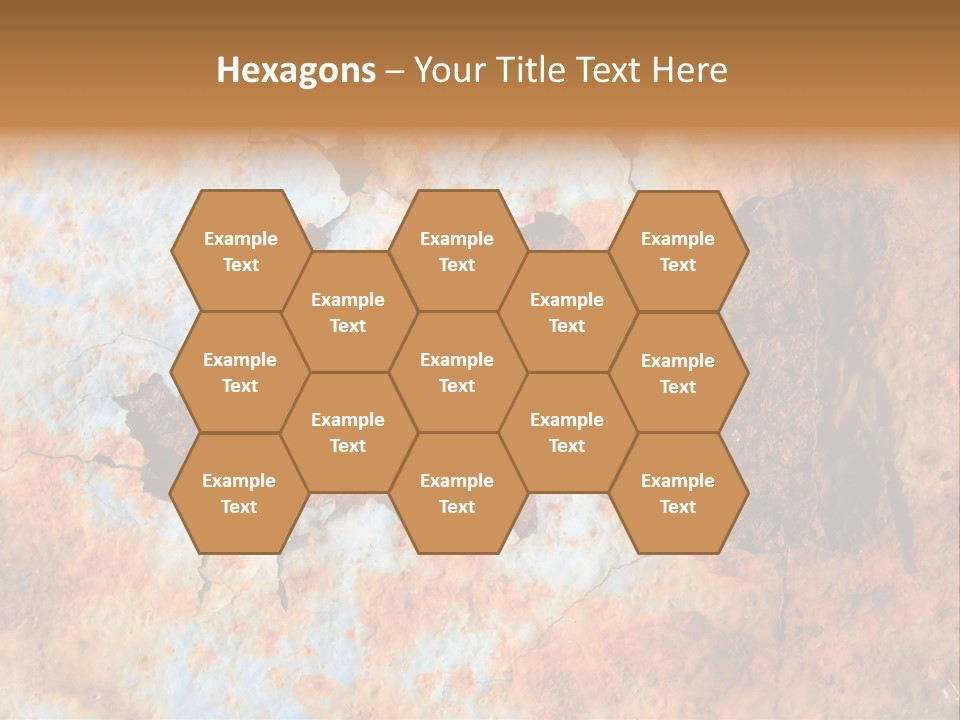 Material Rust Aged PowerPoint Template