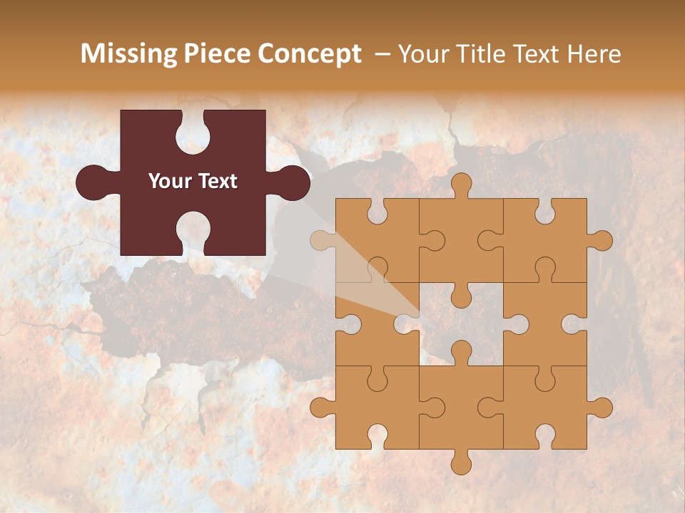 Material Rust Aged PowerPoint Template