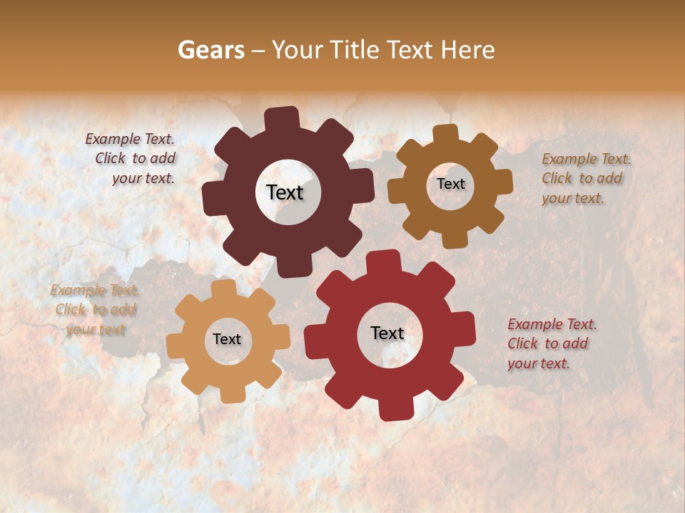 Material Rust Aged PowerPoint Template