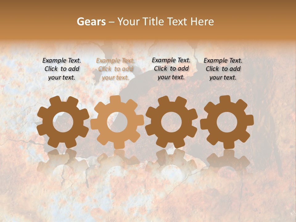 Material Rust Aged PowerPoint Template