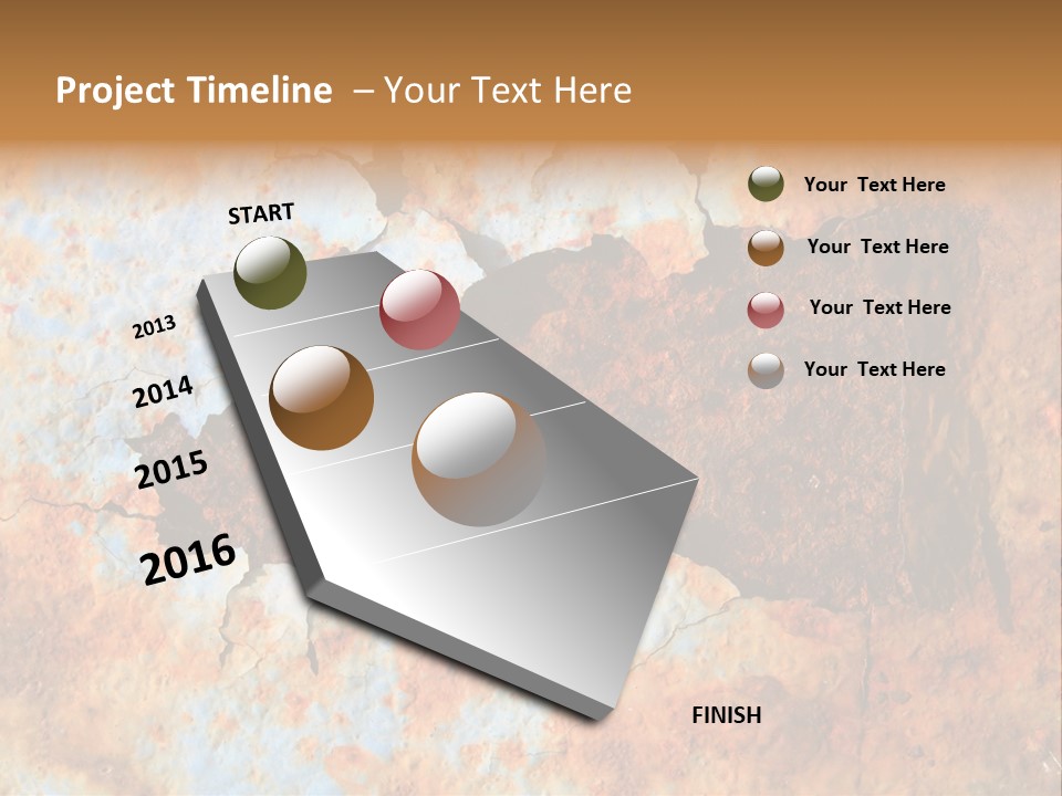Material Rust Aged PowerPoint Template
