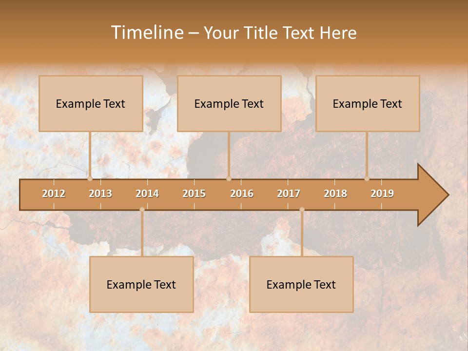 Material Rust Aged PowerPoint Template