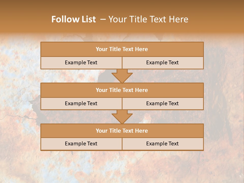 Material Rust Aged PowerPoint Template